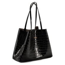 A Maxima Tote Croco Bag - Alinari Firenze