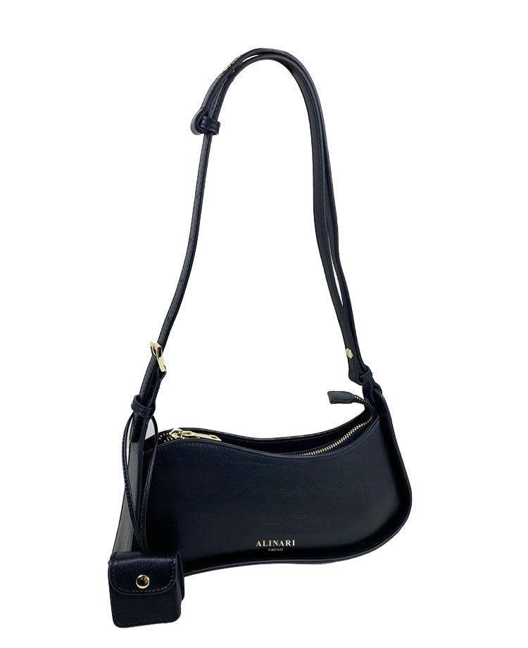 A premium Alinarifirenze Ala Shoulder Bag with a gold clasp that any fashionista would love.