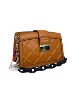 A gold-tone chain strap enhances the elegance of the Alinarifirenze Amelie Classic Shoulder Bag.