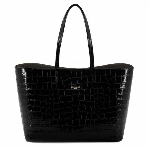 Maxima Croco Tote Bag | Leather Tote Bags – Alinari Firenze