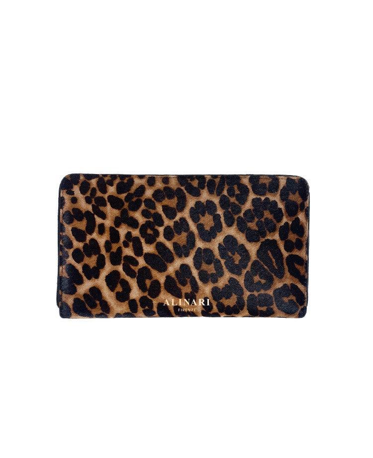 Parma Wallet Leopard - Alinari Firenze