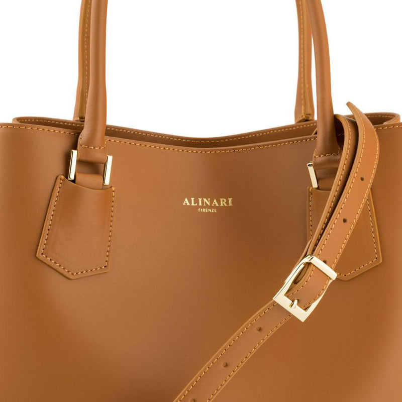 Trastevere Tote Bag Camel – Alinari Firenze